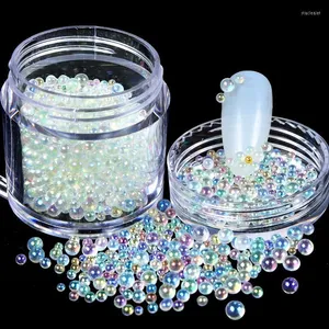 Nail Art Decorations Crystal Caviar Beads Rhinestones Mixed Size 3D Glass Balls DIY Supplies For Professionals AccessoriesNail Stac22