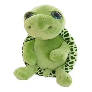 Party 20cm stuffed animals Super Green Big Eyes Tortoise Turtle Animal Kids Baby Birthday Christmas Toy Gifts