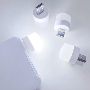 USB Plug Lamp Computer Mobile Power Charging USB Book Lamps LED Eye Protection Reading Lights Small Night Light