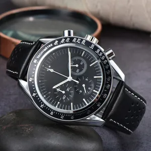 Multifunction Watches Mens 2022 LIGE Top Brand Luxury Casual Leather Quartz Men's Watch Business Clock Male Sport Waterproof Date Chronograph