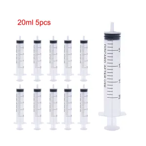 Lab Supplies 1/5/10pcs Plastic Luer Lock Syringes Hydroponic Measure Perfume Rinse Disposable Sampler Injector For Feed Small Cat Dog Tree
