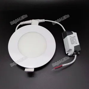 LED Ceiling Recessed Downlight Round Panel Light Ultra Thin Design 3W 6W 9W 12W 18W Indoor lighting AC100-240V CE 1 years warranty