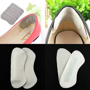 500Pairs Lot Foot Care Cushion Protector Insole Liner Back Heel Grips Liner Shoe Boot Inserts High Heel Shoes Back Leather Pad