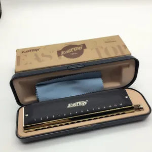 Easttop 16 Hole Chromatic Harmonica ABS / Brass Comb Professional Harp Musical Instruments C Key Metal Mouth Organ