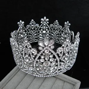 Tiara Corona Di Cristallo Per Matrimonio - Principessa, Con Pietre Lucenti, Regalo Per Feste E Compleanni - Foto 2