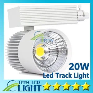 CE RoHS LED lights Wholesale 20W COB Led Track Light Spot Wall Lamp Soptlight Tracking led AC 85-265V Led lighting Free shipping 5050
