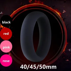 Silicone Cock Ring Male Penis Rings Scrotum Bondage Slave In Adult Games , Fun Sex Toys For Men
