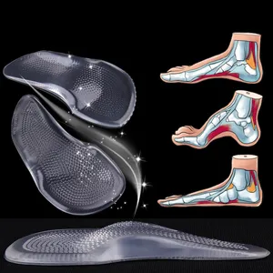 Silicone Gel foot care flat foot pad corrector arch support shoe inserts foot insole reduce arch pain relieve