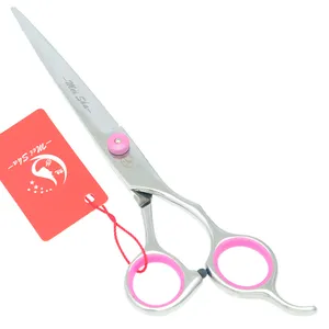 7.0Inch Meisha Pet Cutting & Thinning & Curved Dog Shears JP440C Pet Grooming Scissors Set Pet Supplies Puppy Trimmer Tool,HB0050
