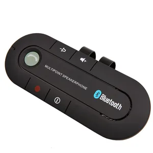 Sun Visor Portable Bluetooth Speakerphone Wireless Audio Music Receiver Hands Free Bluetooth Car Kit Bluetooth Multipoint Speaker