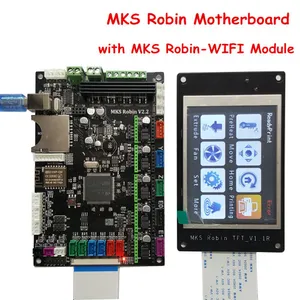 Freeshipping 3D Printer Parts MKS Robin V2.2 Controller Motherboard with Robin TFT32 Display closed source software+MKS Robin-WIFI Module