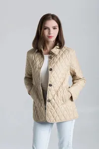 Hot Classic! women short style jackets fashion England thin cotton padded jacket top quality british design women coats M-XXXL