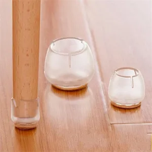 Silicone Chair Legs Protect Cover Thicken Anti Skid Furniture Table Feet Cap Round Wood Floor Protectors 0 3sj ff