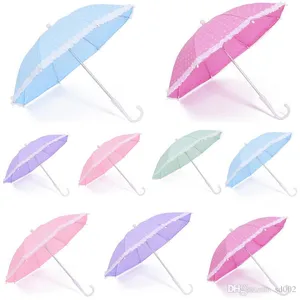 Dot Printing Kid Umbrella Mini Cute Children Umbrellas Fashion Candy Color Paraguas For Outdoor Hiking Travel Easy Carry 4 6db ZZ