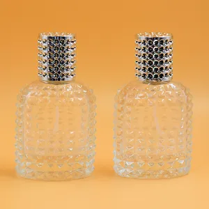 30ml Pineapple Glass Empty Perfume Bottles Spray Atomizer Refillable Bottle Scent Case with Travel Size Portable