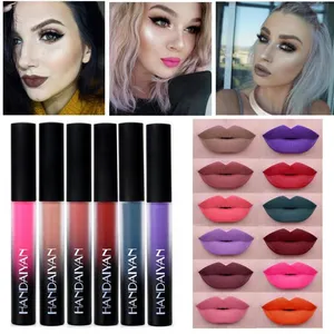 Matte Lipstick 12 Colors Liquid Lip Pen Velvet Liquid Lipstick Cosmetics Waterproof long lasting Lipstick Makeup