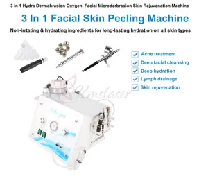 3 in 1 Oxygen Spray Gun Diamond Dermabrasion Skin Peeling Hydrodermabrasion Hydro Face Care Beauty Machine