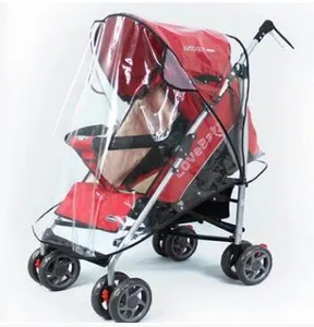 Baby Stroller Waterproof Cover Tasteless PU Universal Strollers Pushchairs Baby Carriage Waterproof Clear Dust Rain Cover