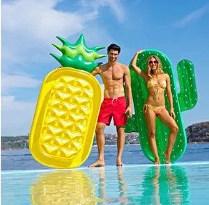 summer water Pool Floating mattress pvc air Cactus swim ring inflatable Lounger Water Sports Raft Buoy Beach Toys for Fun