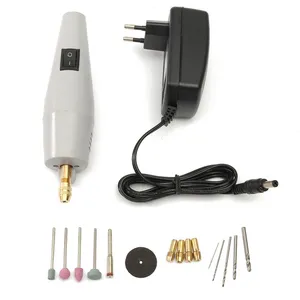 Freeshipping Electric Grinder Mini Drill dremel Grinding Set 12V DC Dremel Accessories Tool for Milling Polishing Drilling Cutting Engraving