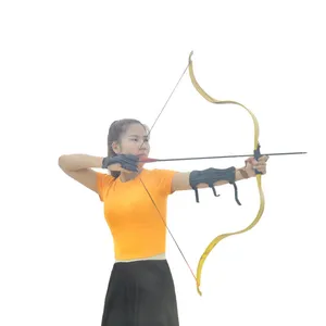 25lbs 48" Archery Traditional Recurve Bow Longbow Takedown Bow Hunting Outdoor Shooting Target Beginner Practice for Women Man and Young