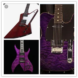 This link is for 3 Purple customized guitar and Black Hardcase,Factory Custom guitar for Special buyer