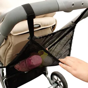 Stroller Organizer Baby Stroller Net Bag Pocket Mesh Bottle Diaper Infant Storage Bag Holder Baby Stroller Accessories