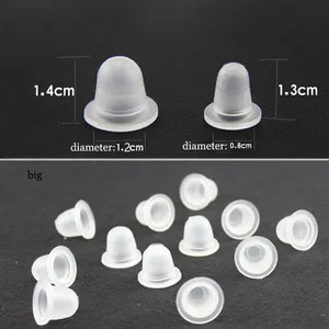 100Pcs soft Microblading Tattoo Ink Cup Pigment Silicone makeup Holder Container S L