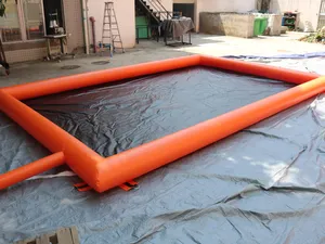 Heavy duty car wash water containment mat reclamation system with inflatable car mat