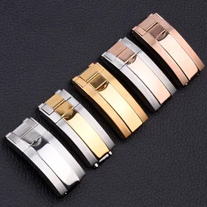 16mm x 9mm NEW High Quality Stainless steel Watch Bands strap Buckle Deployment Clasp FOR ROL bands