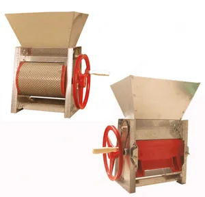 Manual fresh coffee bean sheller machine/coffee bean peeling machine/hand operate sheller for sale