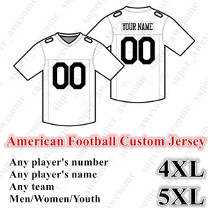 5XL NEW American Football CUSTOM Jersey All 32 Team Customized Any Name Any Number Size S-6XL Mix Order Men Women Youth Kids Stitched