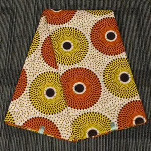 new arrive Polyester Wax Prints Fabric Ankara Binta Real Wax High Quality 6 yards/lot African Fabric for Party Dress