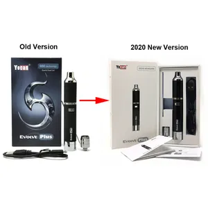 Authentic Yocan Evolve Plus Kit 1100mAh Battery Quartz Dual Coil QDC E Cigarette Kits Vape Pen All 6 Colors In stock