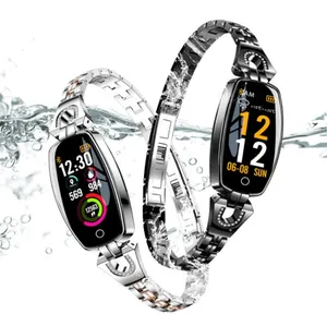 Smart Watch ladies H8 heart rate step counter fitness monitoring 0.96 inch color screen IP67 waterproof sports bracelet