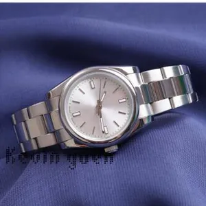 Collectable New Mens Women Wristwatches 36mm Sapphire Automatic Red Grape Rose Gold Dial Full Steel Luminous Men Women Dress Watches President Desinger