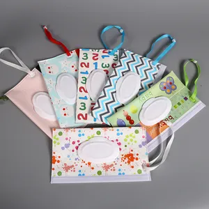 EVA Wet Wipes Bag Outdoor Travel Newborn Wipe Case Box Bag Eco-friendly Wet Paper Towel Bag