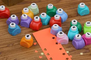 Mini Scrapbook Punches Handmade Cutter Card Craft Calico Printing Flower Paper Craft Punch Hole Puncher Shape DIY Tool