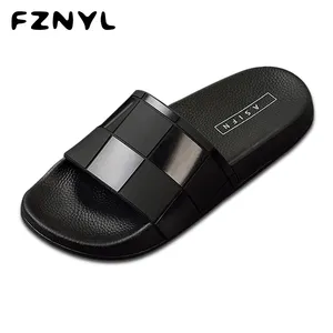FZNYL Summer Sandals Shoes Men Women Outdoor Beach Slippers PVC High Quality Comfortable Slides Flip Flops Plus Size 45 46 47 48