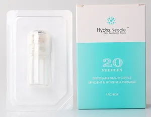 Automatic Hydra Needle 20 bottle Aqua Micro Channel Mesotherapy Gold Needle Fine Touch System derma stamp
