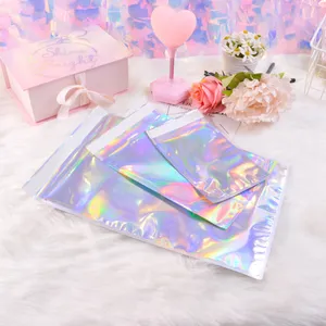 35*40cm Self-seal Adhesive Courier Bags Laser Holographic Plastic Poly Envelope Mailer Postal Shipping Mailing Bags Cosmetic Underwear