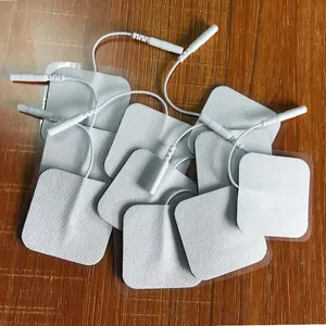 Wholesale 5*5 cm Electrode Pads For Tens Acupuncture Physiotherapy Machine Ems Nerve Muscle Stimulator Slimming Massager Patch