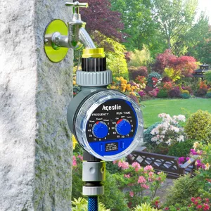 Garden Watering Timer equipments Ball Valve Automatic Electronic Water Timer Home Irrigation Controller System #21025