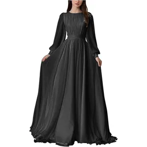 long sleeve sparkly dresses Ever-Pretty Glittering Long Lantern Sleeve Sequin A-Line V-Neck Evening Dress