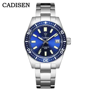 CADISEN 40mm Orologi da uomo Orologio automatico di lusso da uomo Vetro