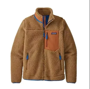 Felpa da uomo in pile con zip intera, felpa da uomo in sherpa pelosa, a maniche lunghe, invernale, calda, con cappuccio spesso, tinta unita, felpa con cappuccio da uomo in pile con