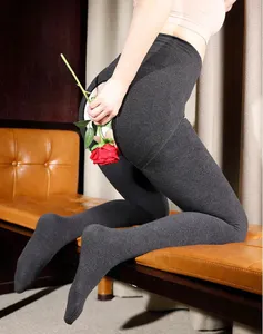 LumiJour Dames olie glanzend open kruis stijgbeugel leggings rekbare