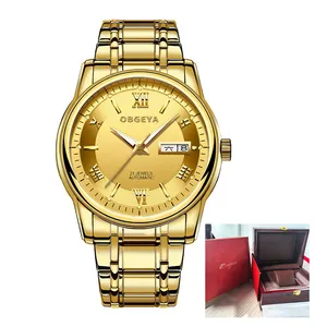 Orologio Da Uomo Meccanico Automatico A Carica Automatica Di Moda Di Alta Qualà Orologio Da Polso Classico In Oro Argento Con Cinturino In Pelle Casual Con Vetro Zaffiro 1745 Da 134,84 € | DHgate