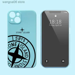 Coque Stone Island Pour IPhone X à IPhone 16 - TPU Mat Antidérapant, Anti-choc, Légère