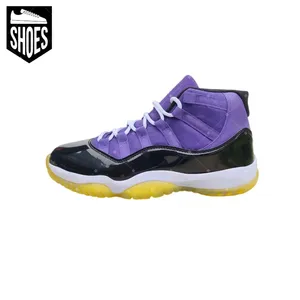 yellow and purple retro 11